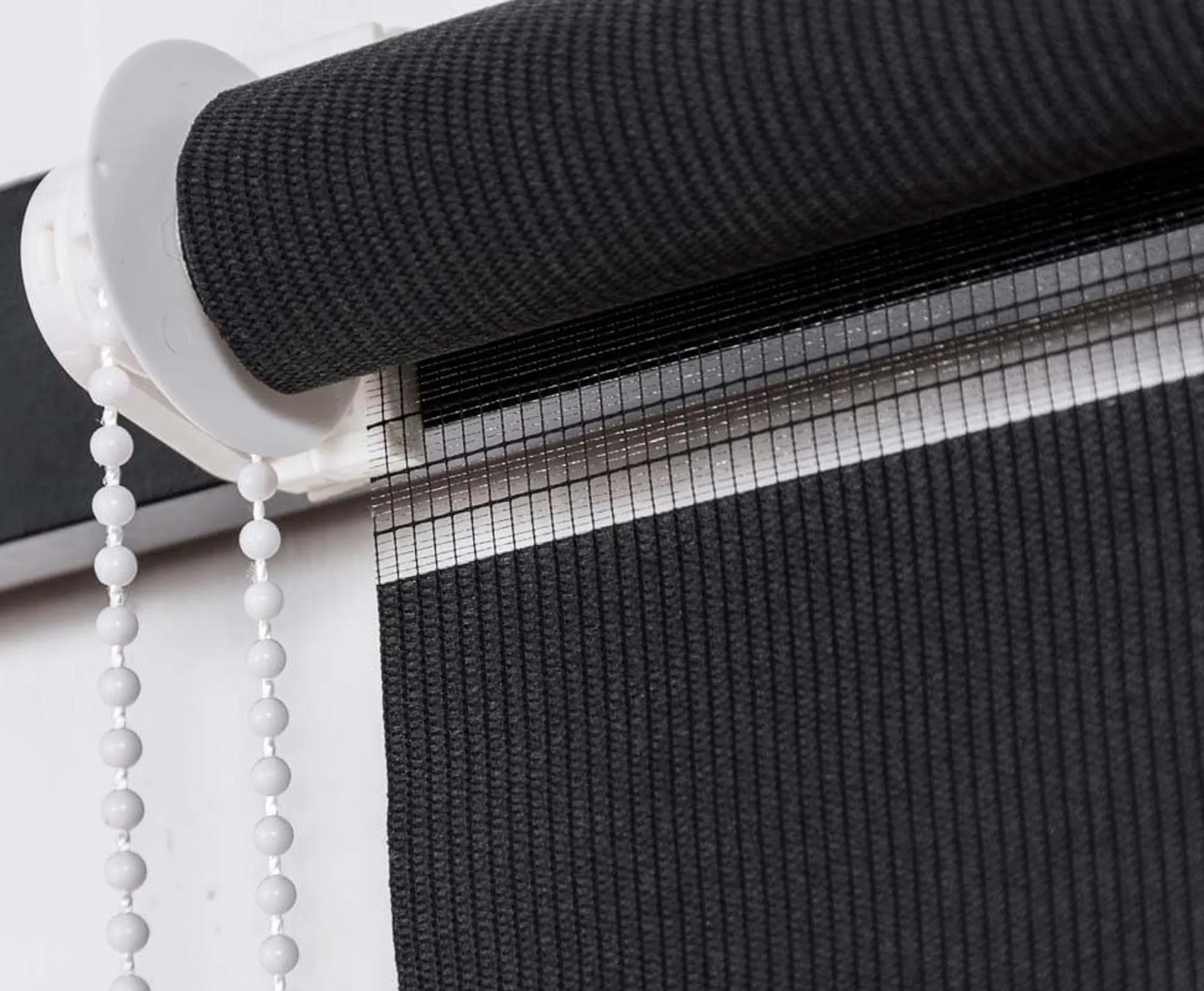 Zebra Doppelrollo Klemmfix 60x150 cm schwarz