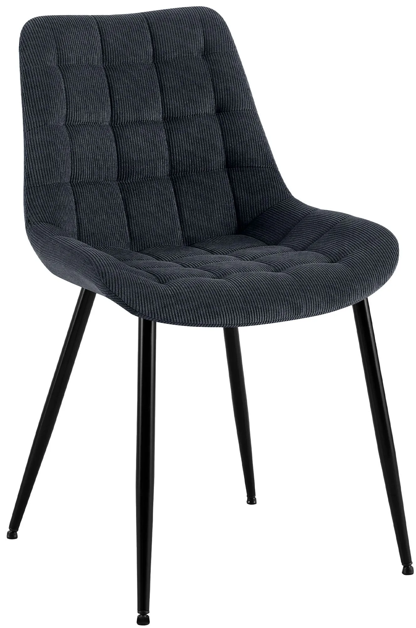 Esszimmerstuhl Sardna 83x52x58 cm schwarz