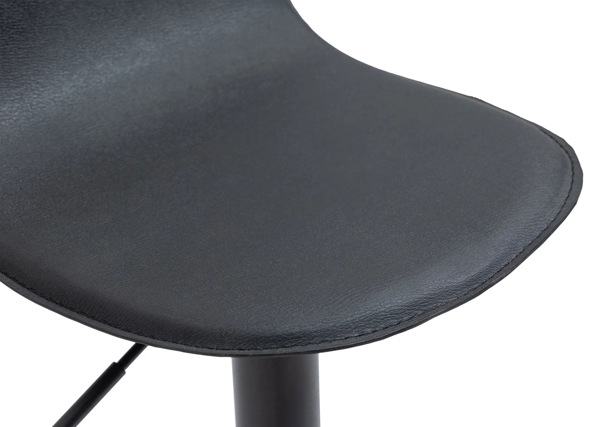 Barhocker Lana V2 94 cm Schwarz Kunstleder