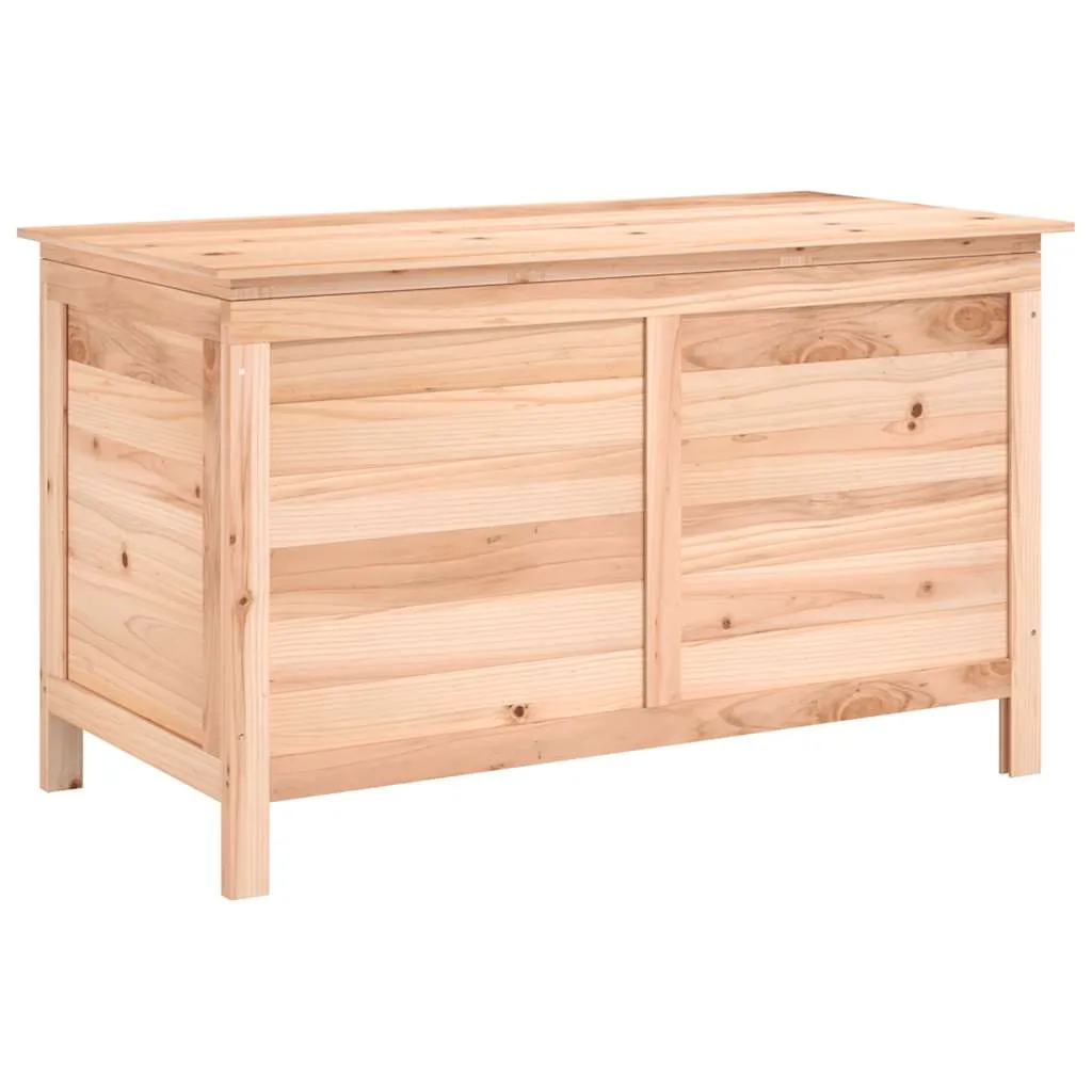 Kissenbox aus massivem Tannenholz 99x50x56,5 cm natur