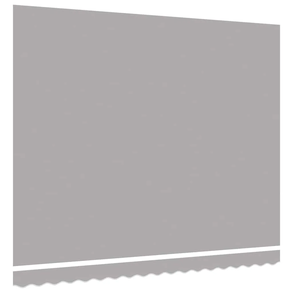 Markisen-Ersatzstoff Hellgrau 380 x 345 cm wetterfest und langlebig