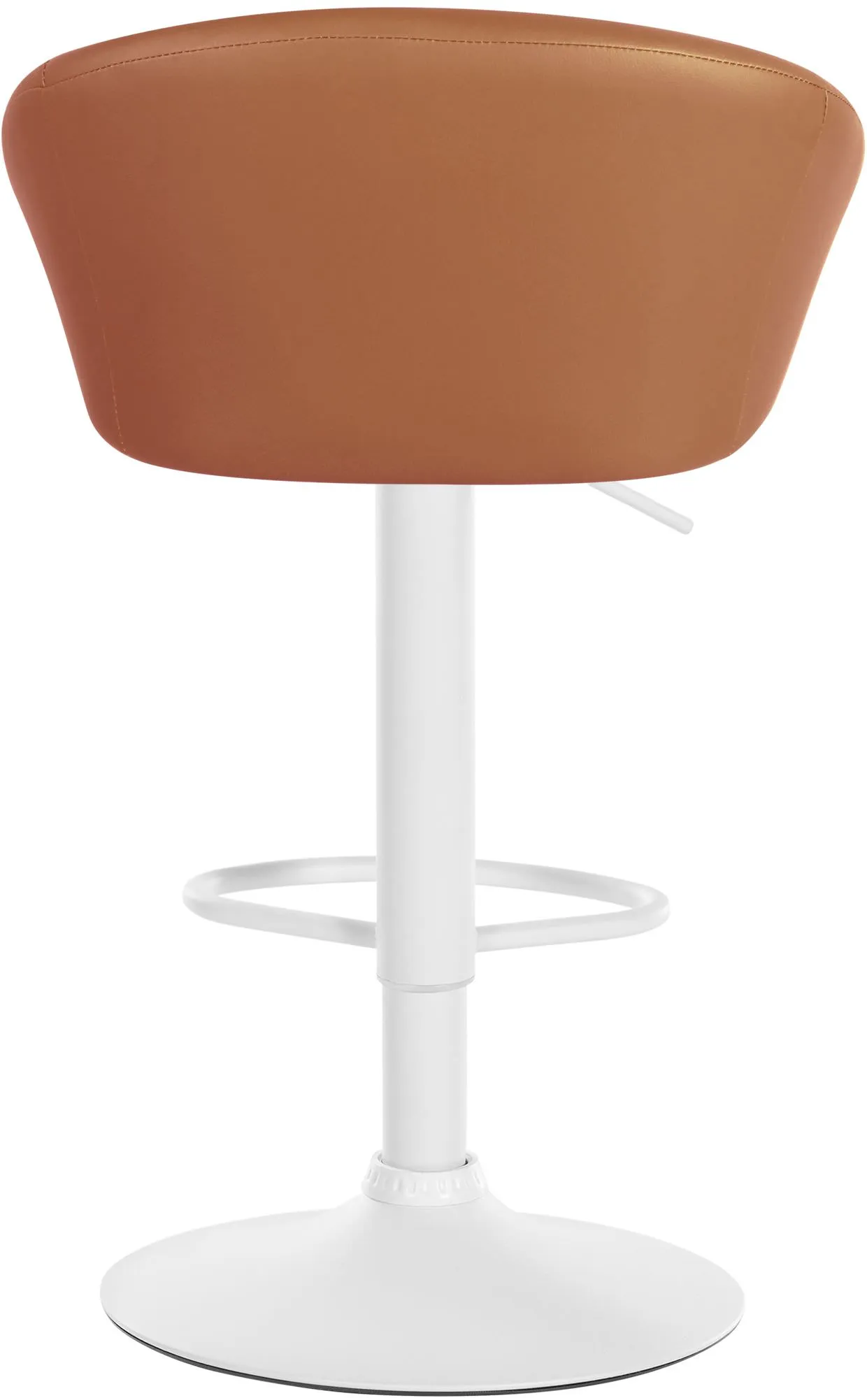 Barhocker Davie Kunstleder 86-106x55x51 cm hellbraun