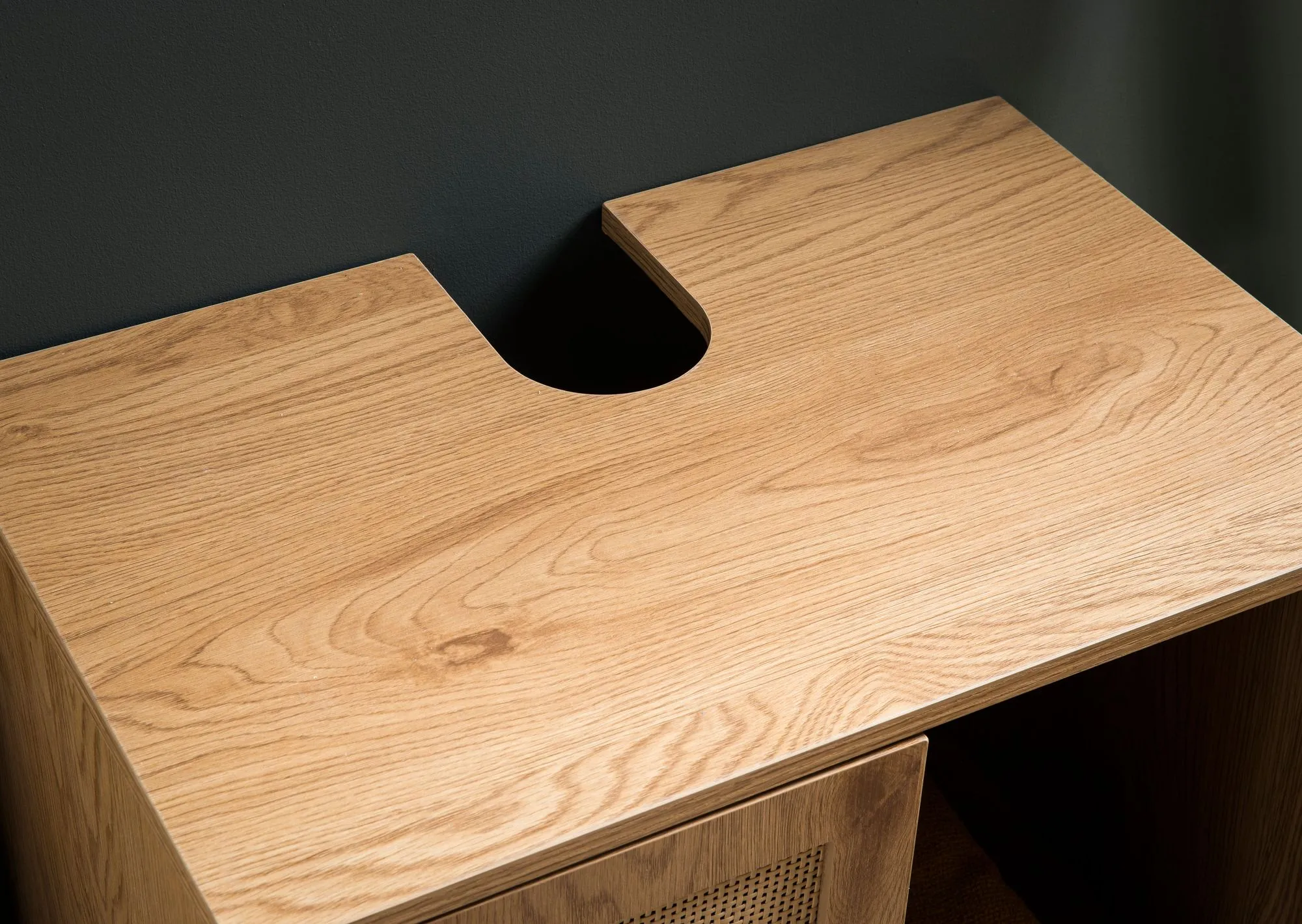 Waschbeckenunterschrank Eiche-Optik 60x60x40 cm mit Türen