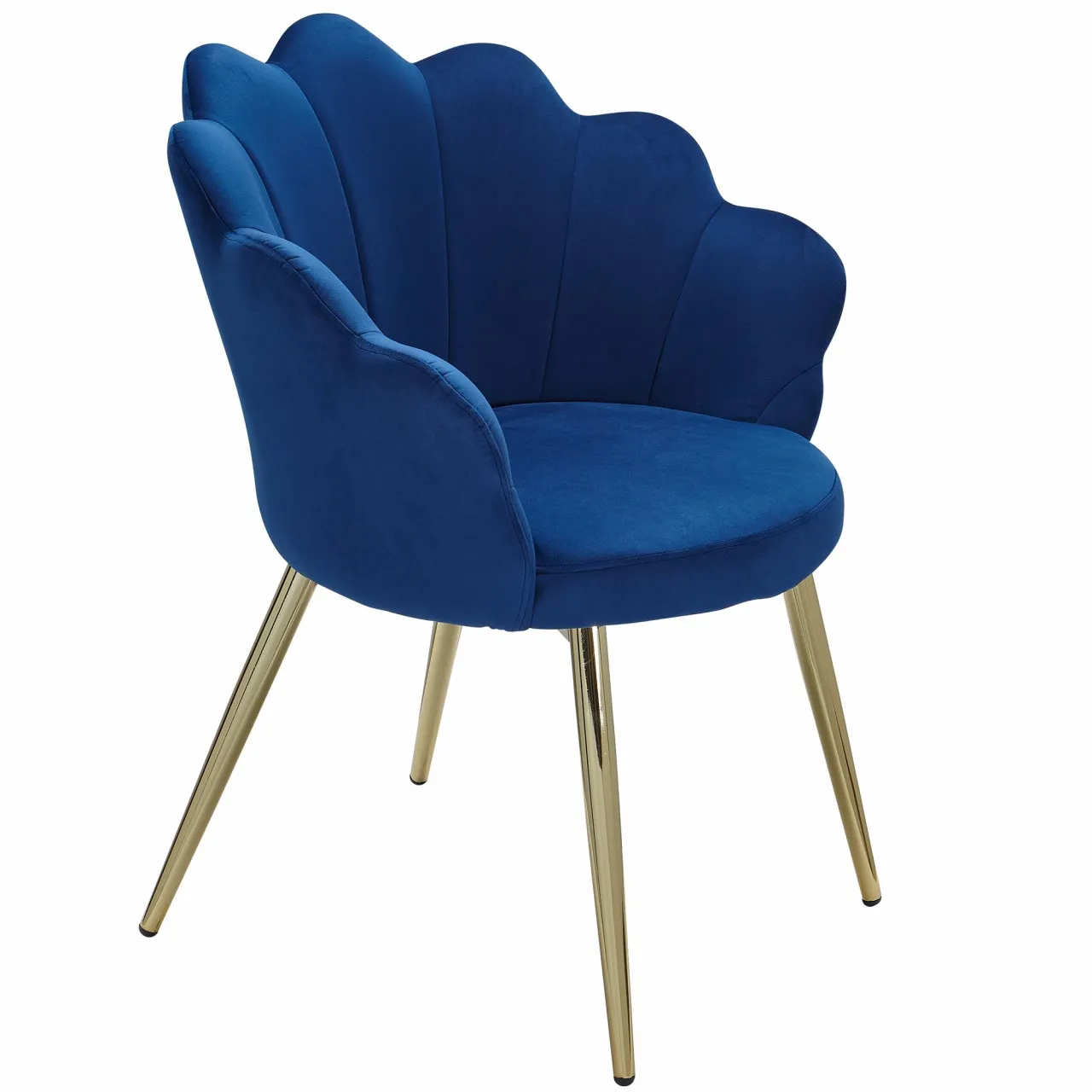 tinkaro Esszimmerstuhl JORDI Samt Schalenstuhl Blau tinkaro Esszimmerstuhl JORDI Samt Schalenstuhl Blau