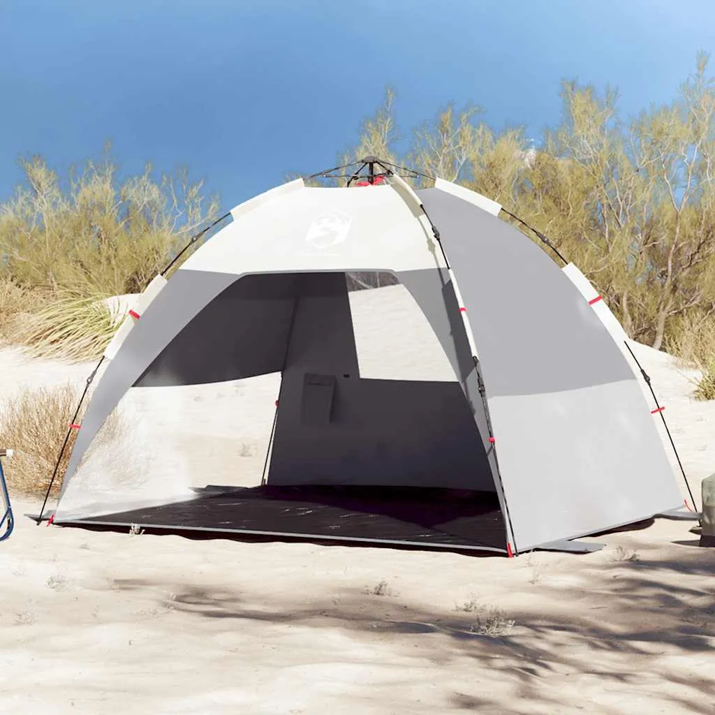 Grau Strandzelt 216 x 152 x 148 cm für 2 Personen