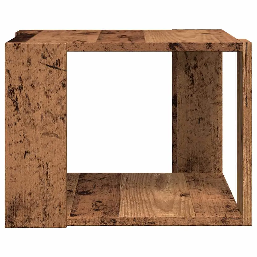 Beistelltisch Holzwerkstoff 40x40x30 cm Altholz Farbe