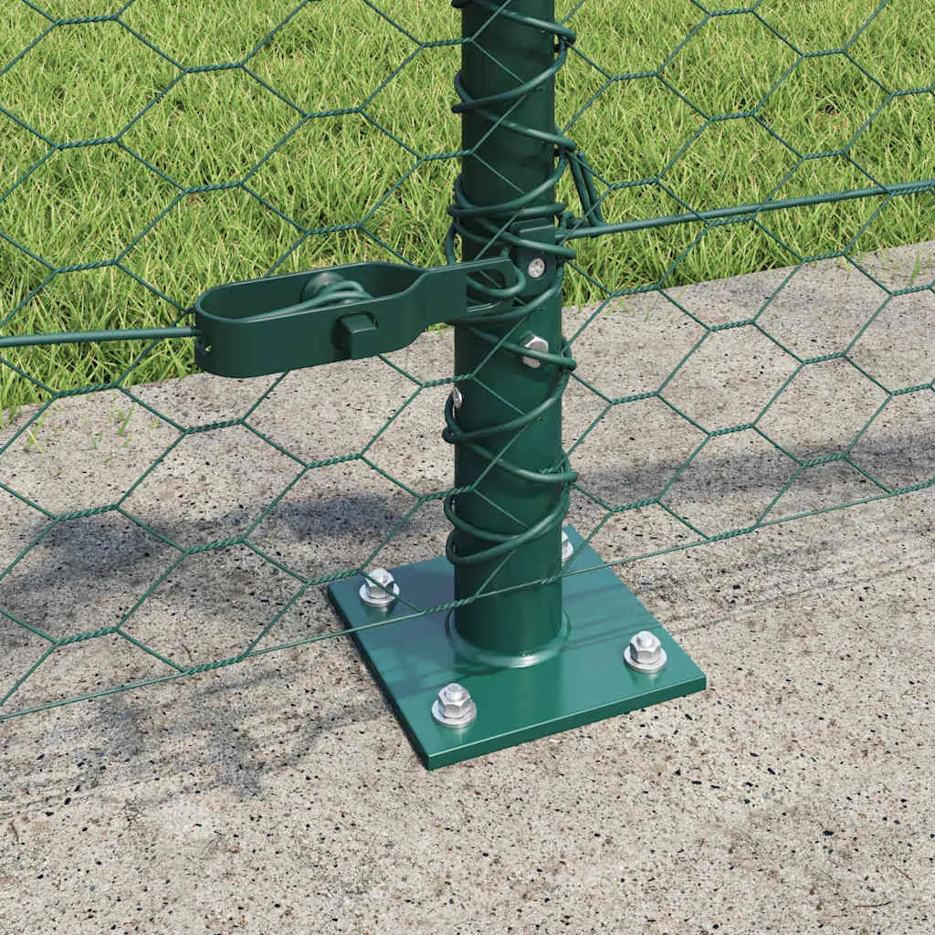 Outdoor-Geländerpfosten Set 5000 x 3,2 x 50 cm Grün