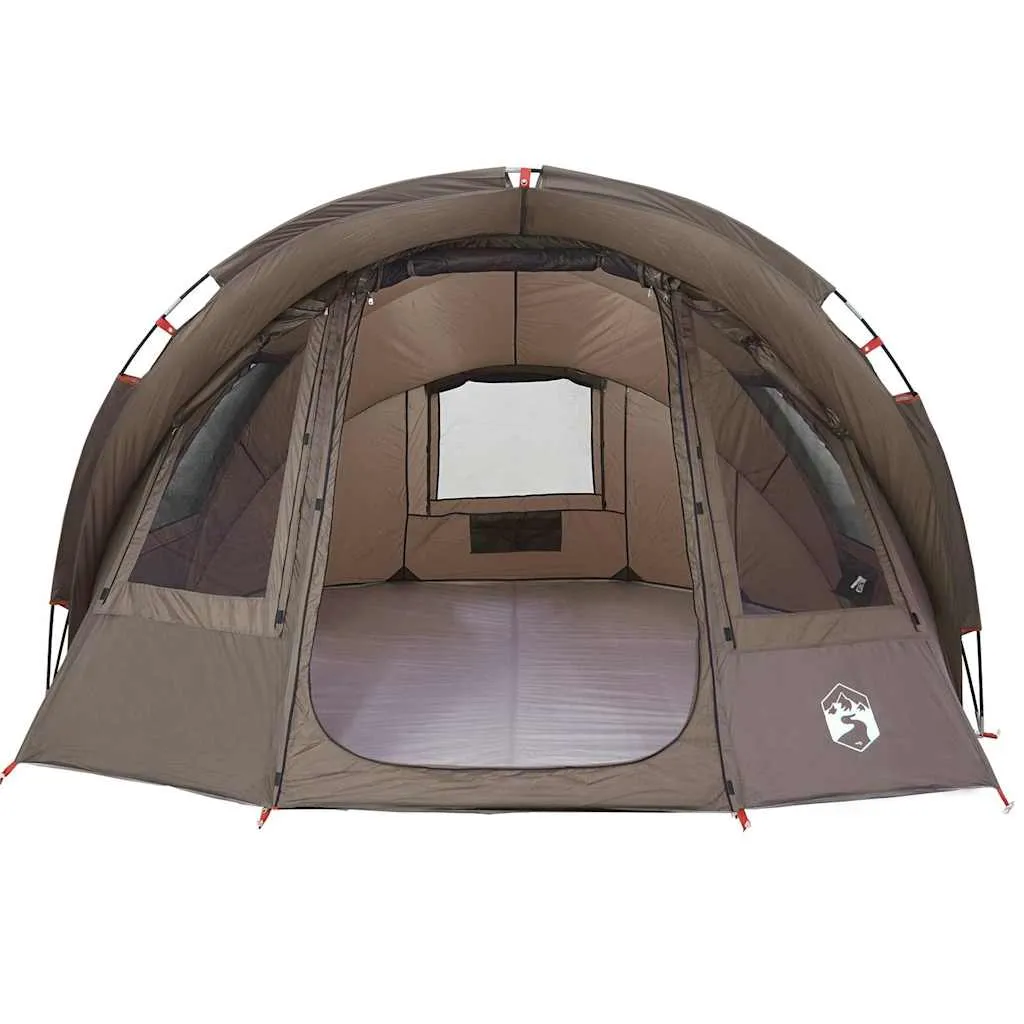Angelzelt Campingzelt 330x315x176 cm Braun wasserdicht