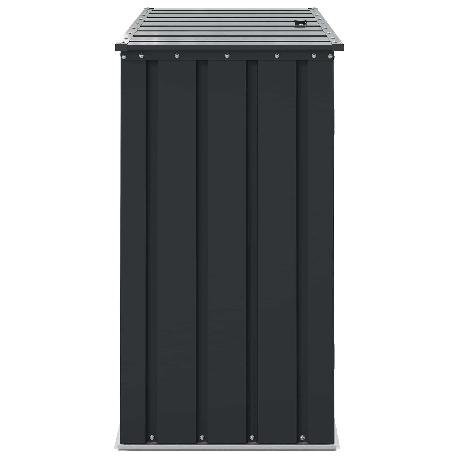 Abschließbare Gartenbox Schwarz 101,5 x 57 x 100,5 cm
