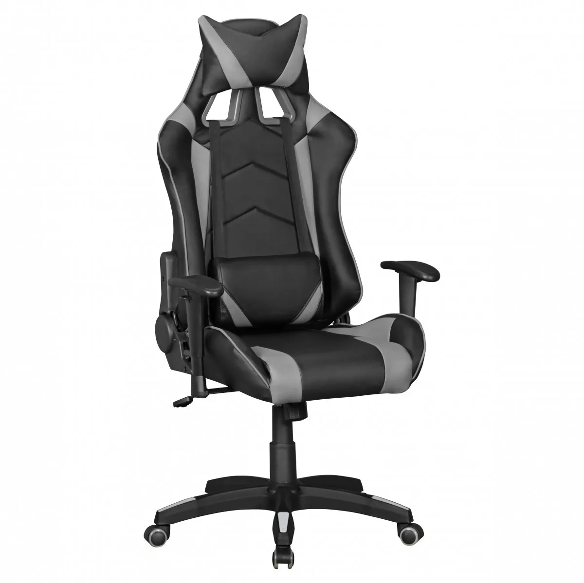 tinkaro Gaming-Drehstuhl ESPEN Kunstleder Schreibtischstuhl Schwarz/Grau tinkaro Gaming-Drehstuhl ESPEN Kunstleder Schreibtischstuhl Schwarz/Grau