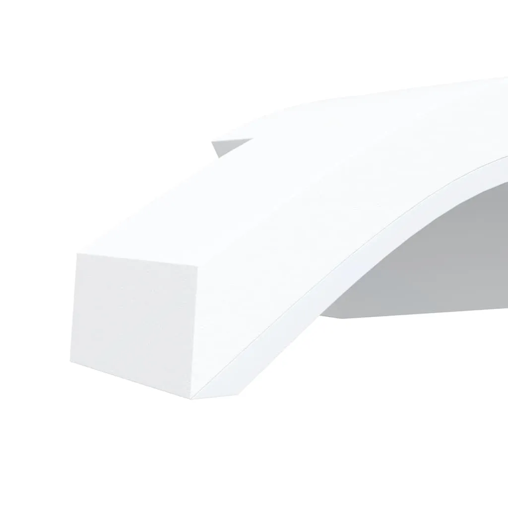 LED Außenwandleuchten Weiß 27,5 x 7 x 10 cm wetterfest IP54