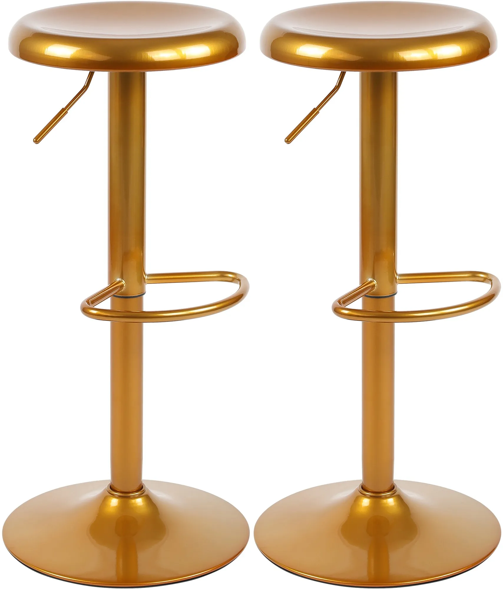 Barhocker Set Williston 58-78 cm Gold