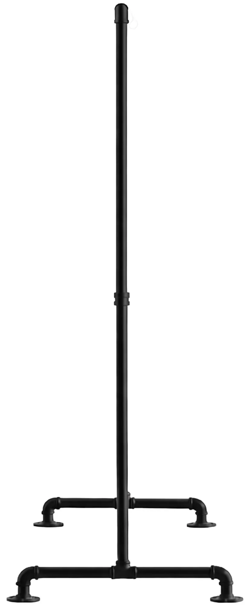 Garderobenständer Jersey 150x150x55 cm schwarz