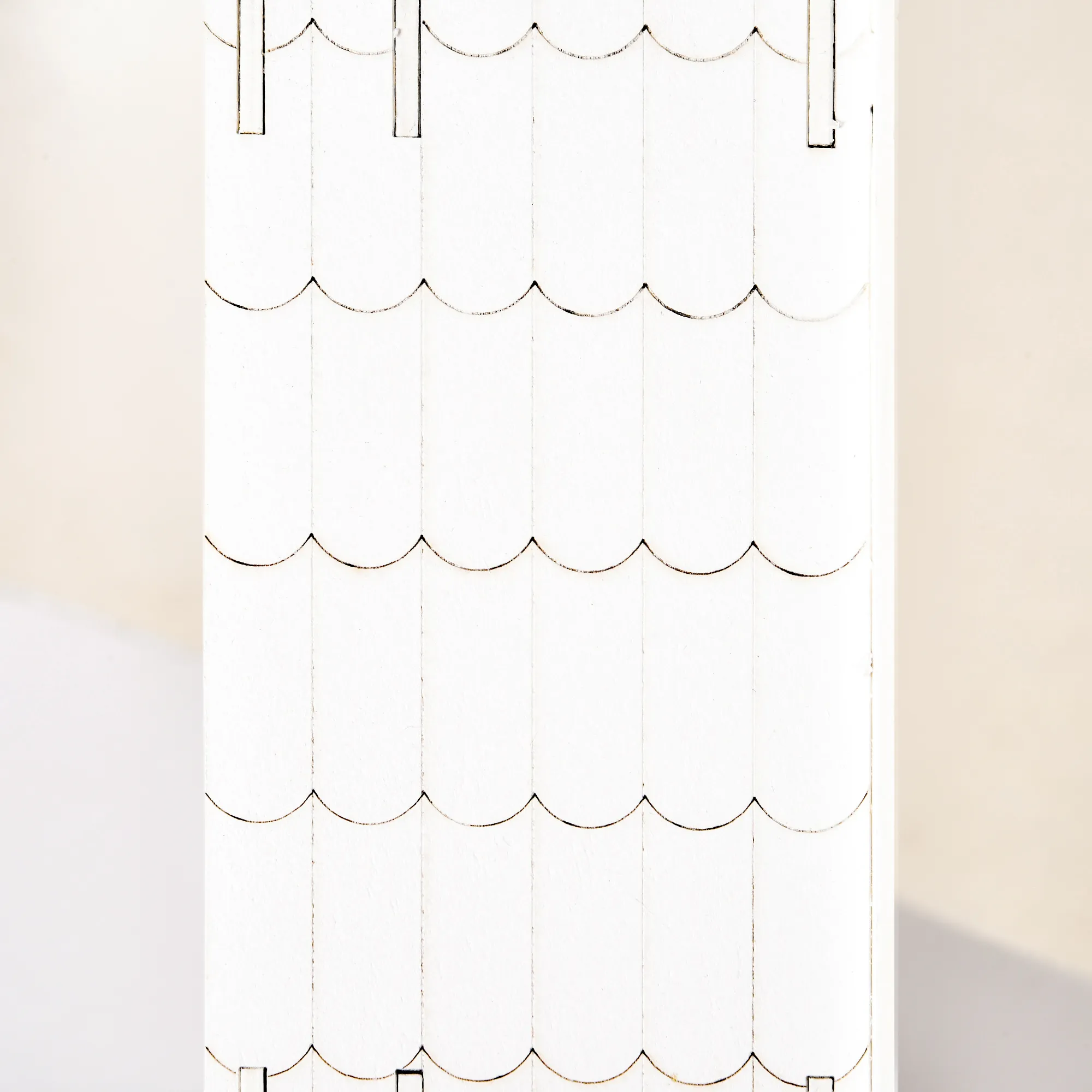 Adventskalender Weichnachtsdekoration Weihnachtsdeko, 24 Schubladen, LED-Lichter, 39 cm x 9 cm x 42 cm, Weiß + Grün