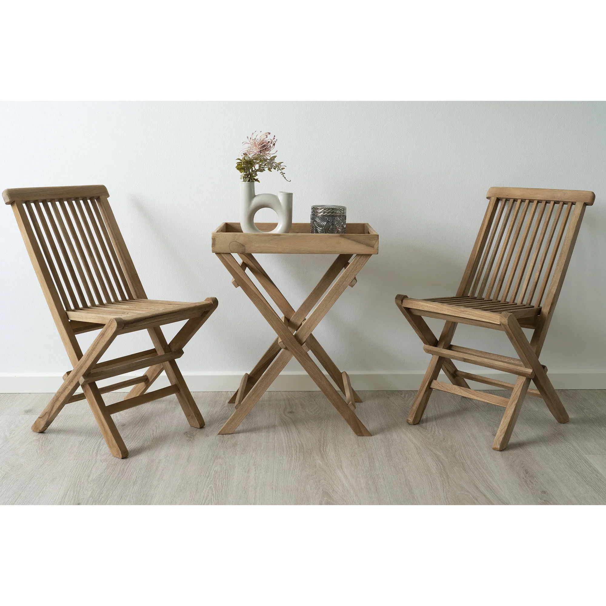 tinkaro Ronda Tablett-Beistelltisch 39 x 29 x 49,5 cm Natur