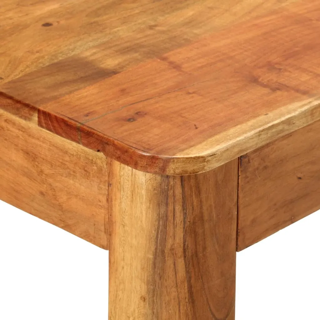 Esstisch aus Echtholz 110 x 55 x 76 cm, honigfarben