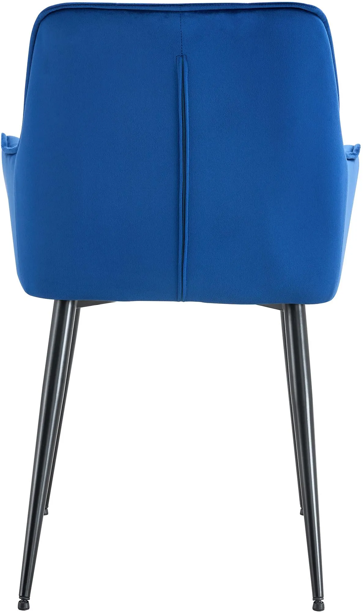 Esszimmerstuhl Ferndale Samt 62x58x86 cm dunkelblau