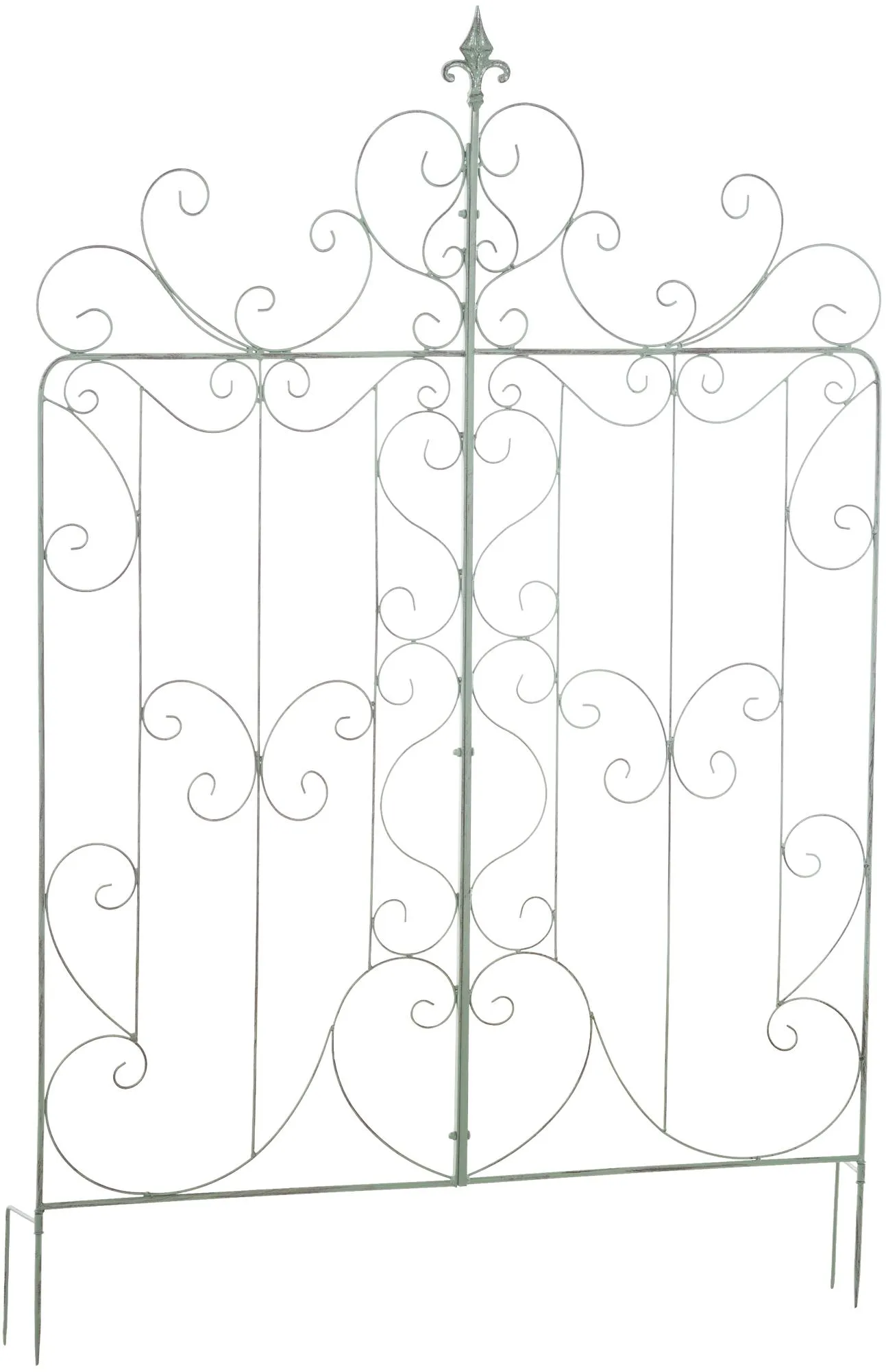 Rankgitter Mandevilla 133x99x2 cm antik-grün