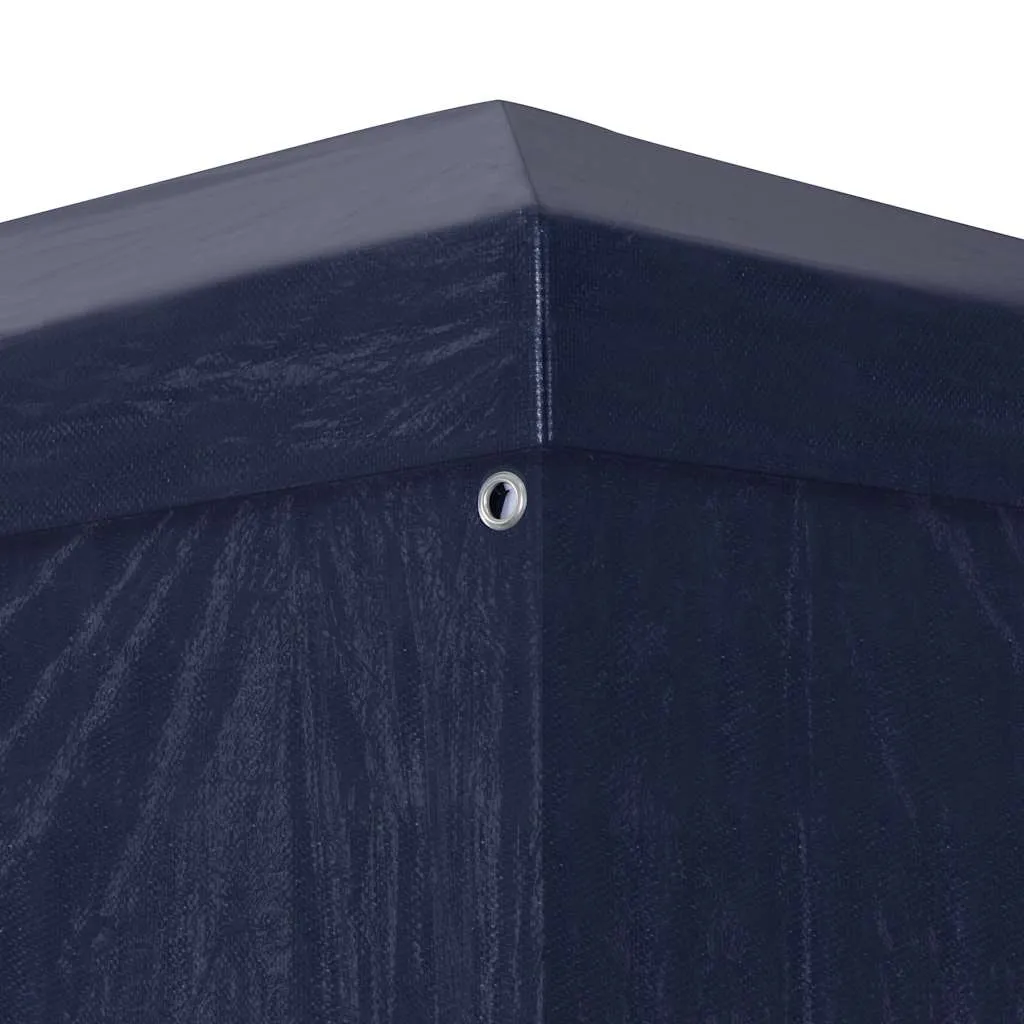 Blaues Gartenzelt 12x3x2,55 m mit Stahlrahmen und abnehmbaren Seitenteilen