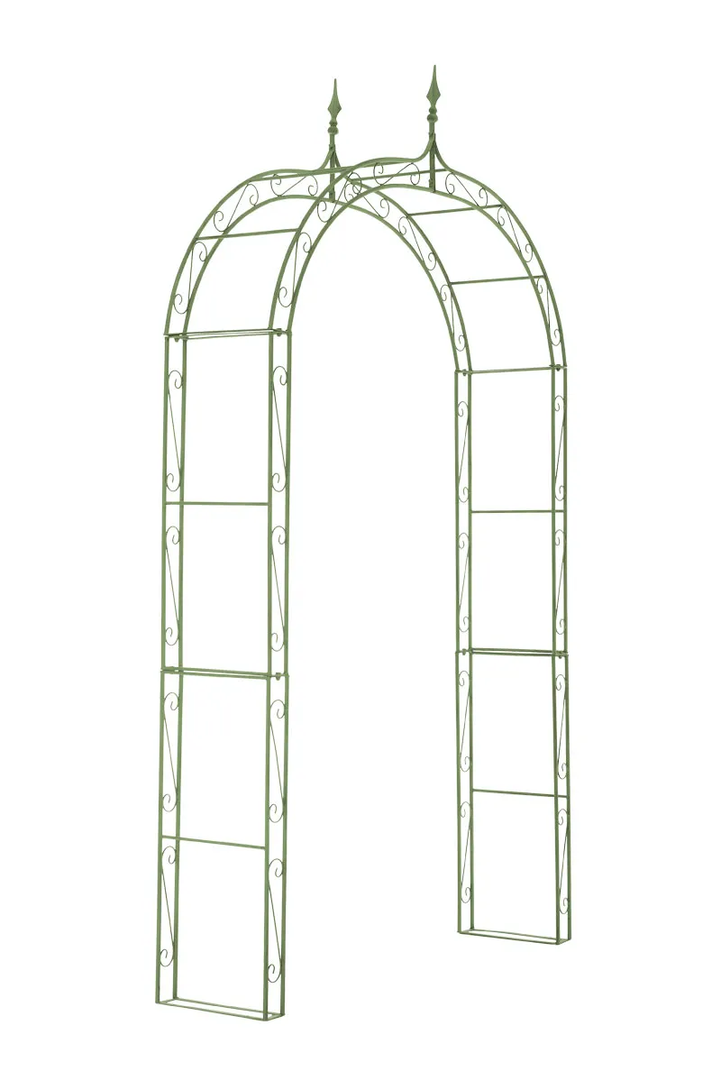 Rosenbogen Lenz 264x147x37 cm antik-grün