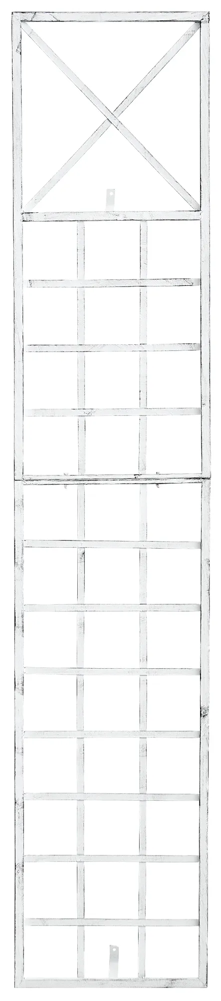 Rankgitter Trigo 40x198 cm antik weiß