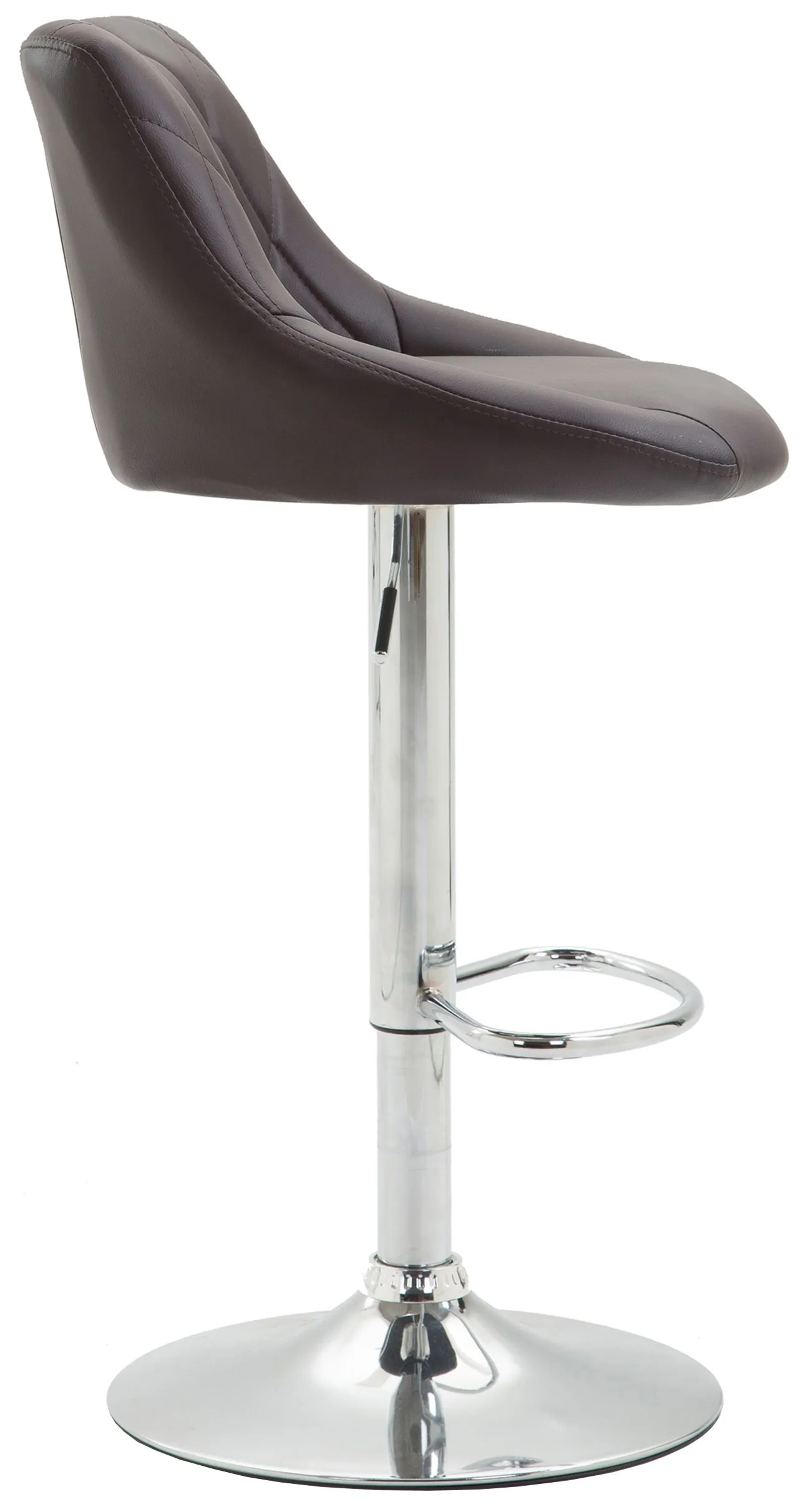 Barhocker Lazio 2er Set 83-104x46x49 cm braun