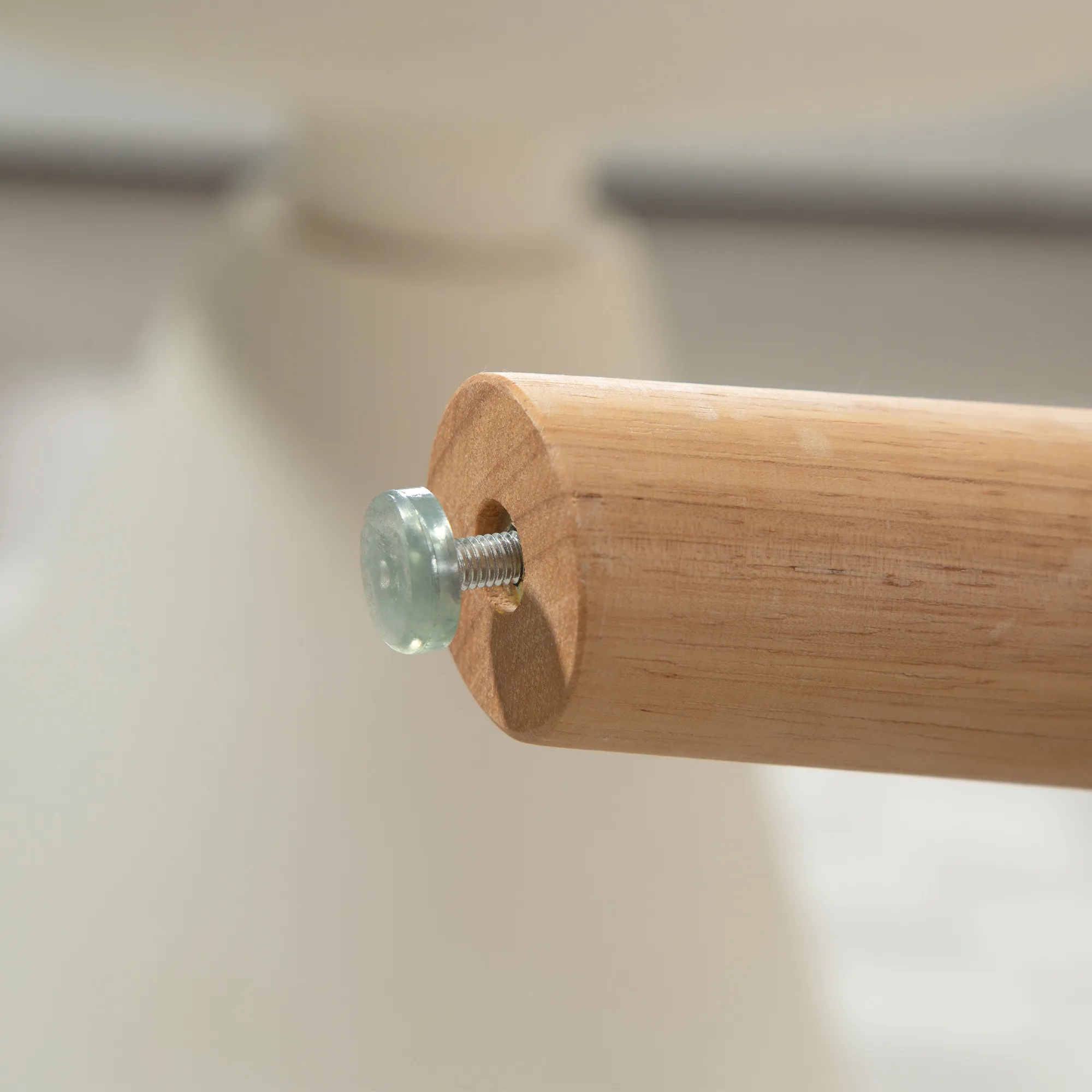 Akzentstuhl, Polstersessel mit Plüschbezug, Schaumstoffkissen, Ohrensessel, Beige