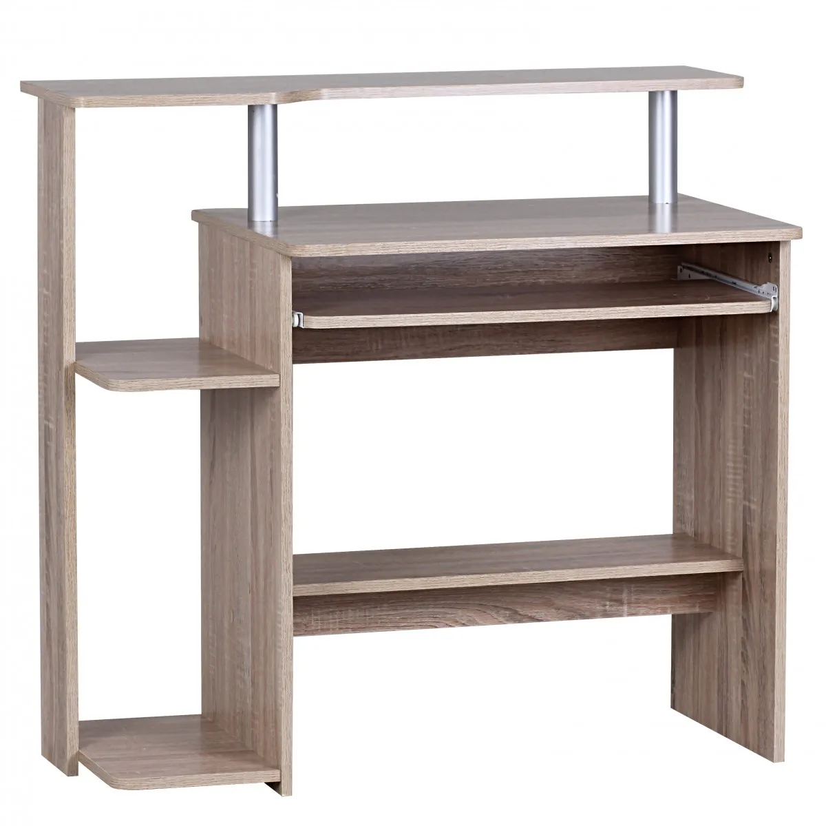 tinkaro Computertisch eckig MARNO Holz Schreibtisch Sonoma tinkaro Computertisch eckig MARNO Holz Schreibtisch Sonoma