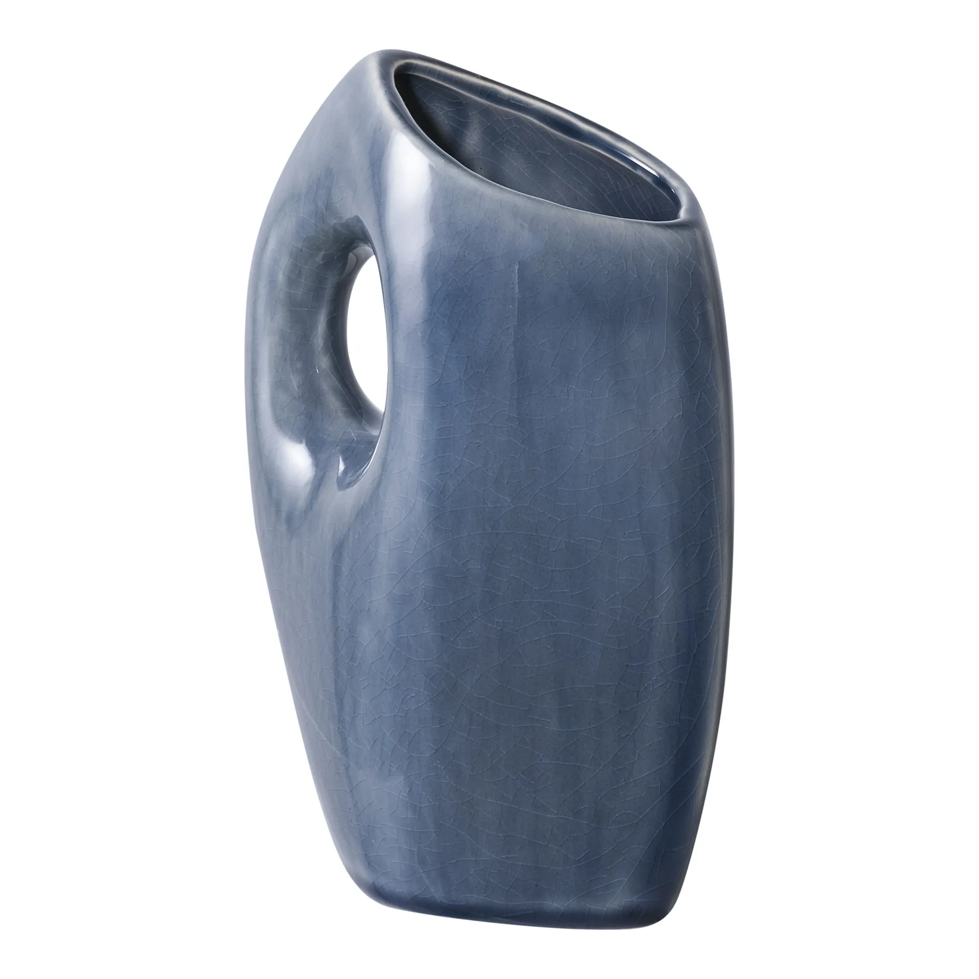 tinkaro Vase Keramik Blau