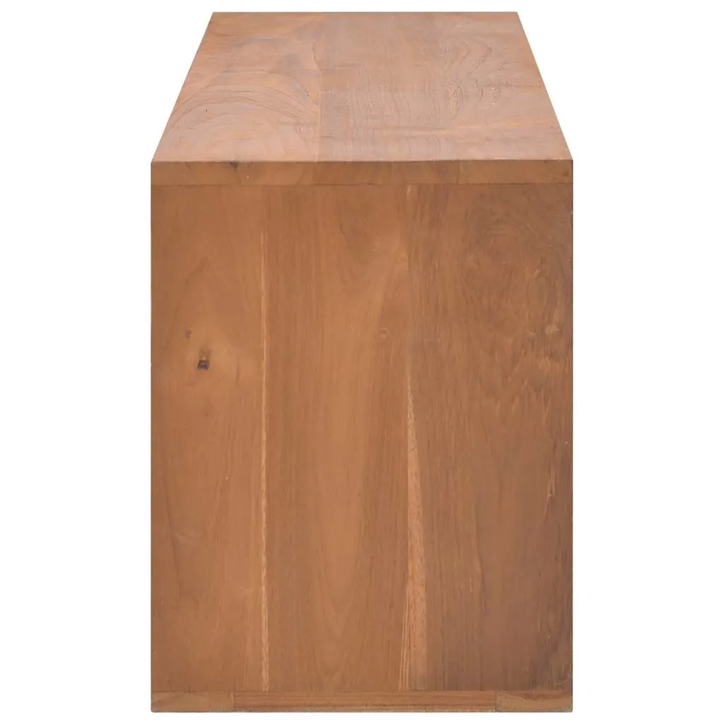TV-Schrank 110x30x40 cm Teak Massivholz