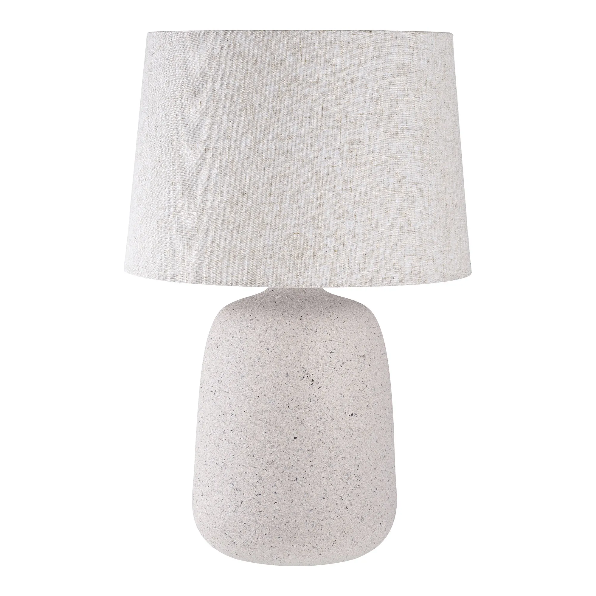 tinkaro Tischlampe Croft Keramik 30 x 30 x 46 cm Stein