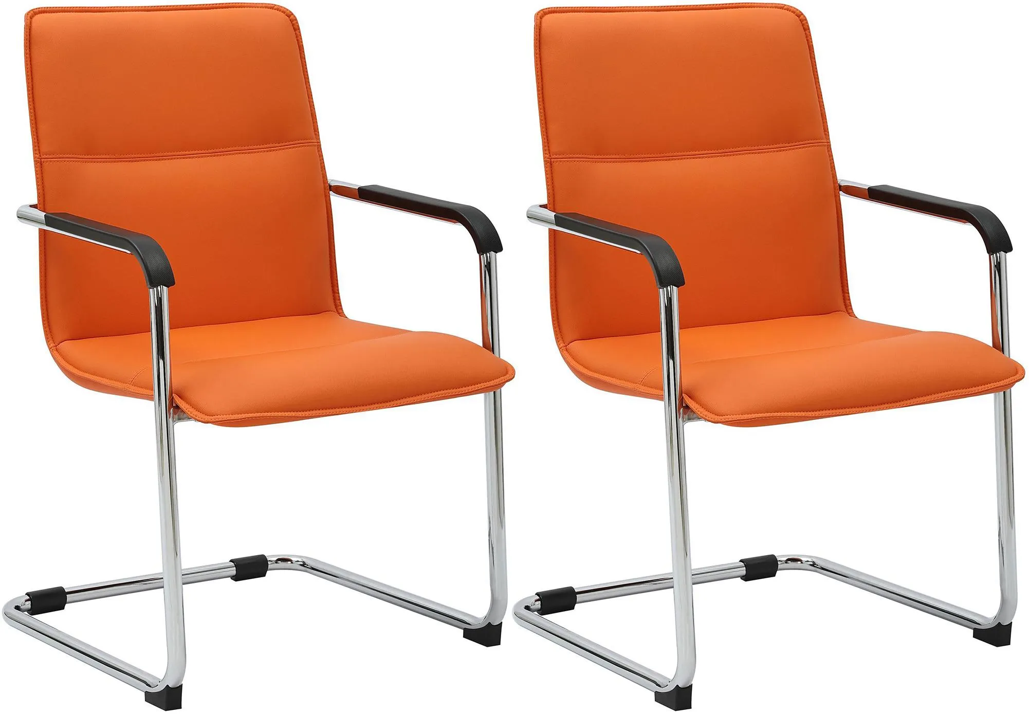 Freischwinger Seattle 92x57x59 cm orange
