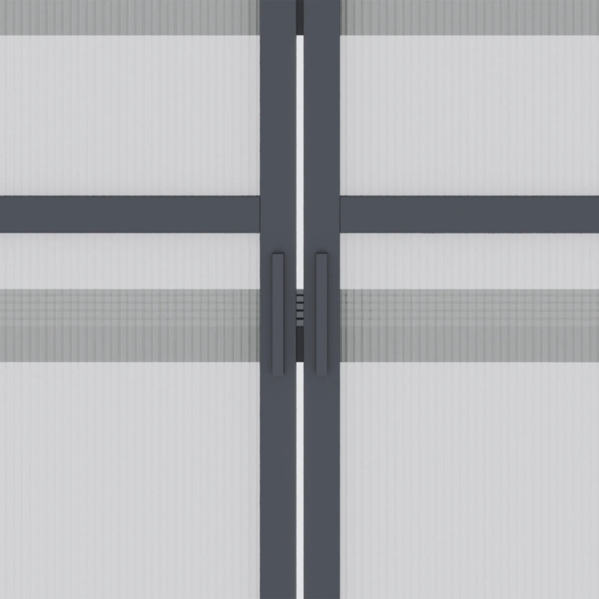 Kompaktes Gewächshaus 70,5L x 42B x 132H cm Grau