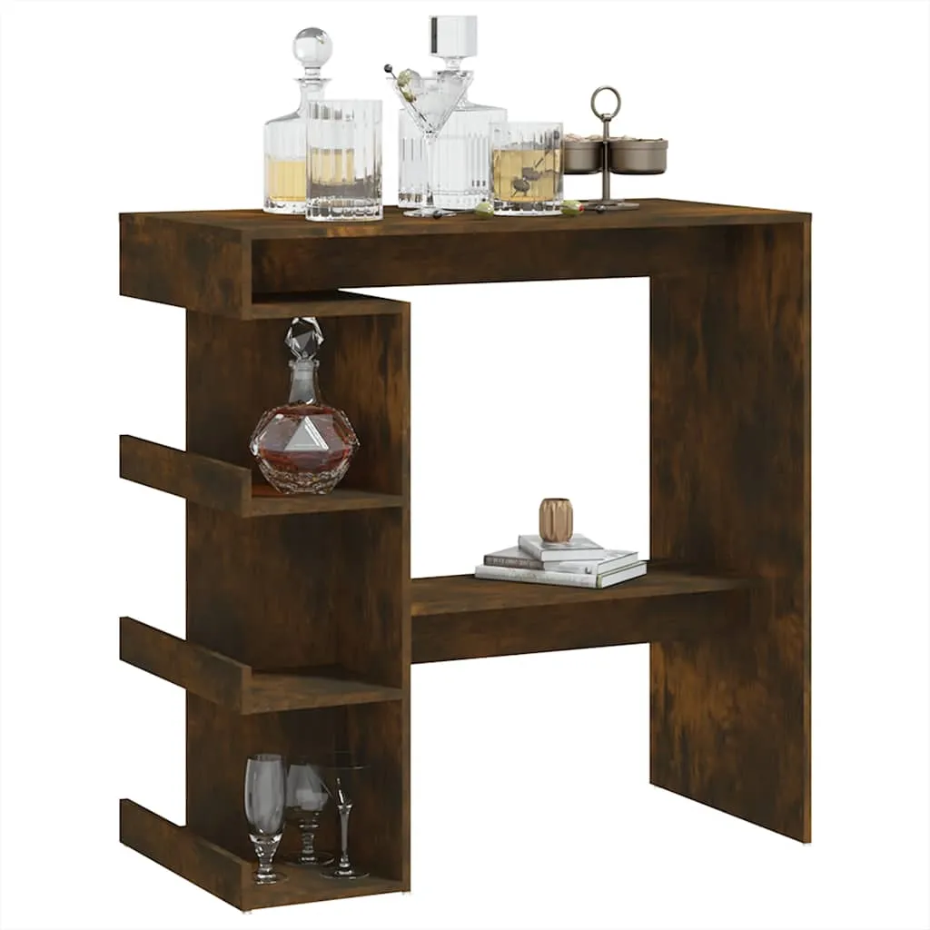 Stehtisch 100 x 50 x 101,5 cm in Räuchereiche, Holzwerkstoff