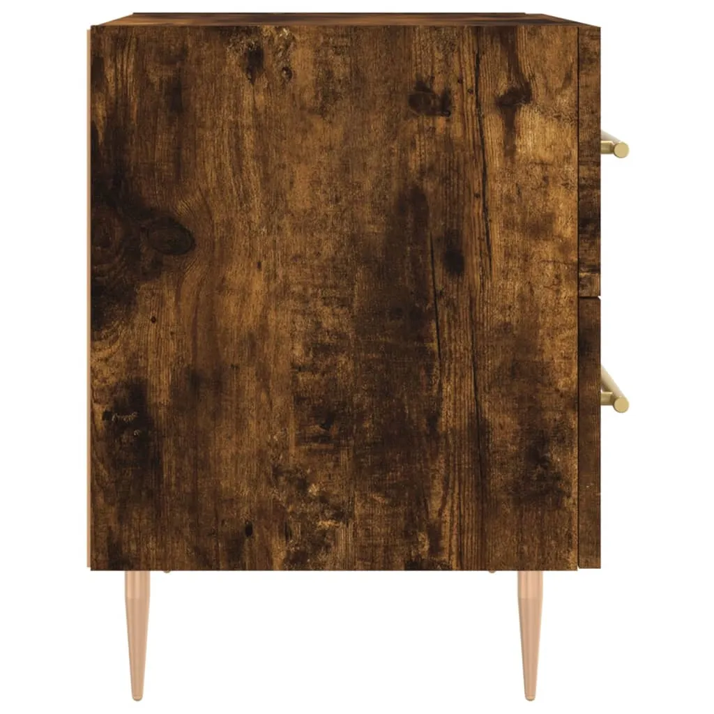 Nachttisch Räuchereiche 40x35x47,5 cm Holzwerkstoff