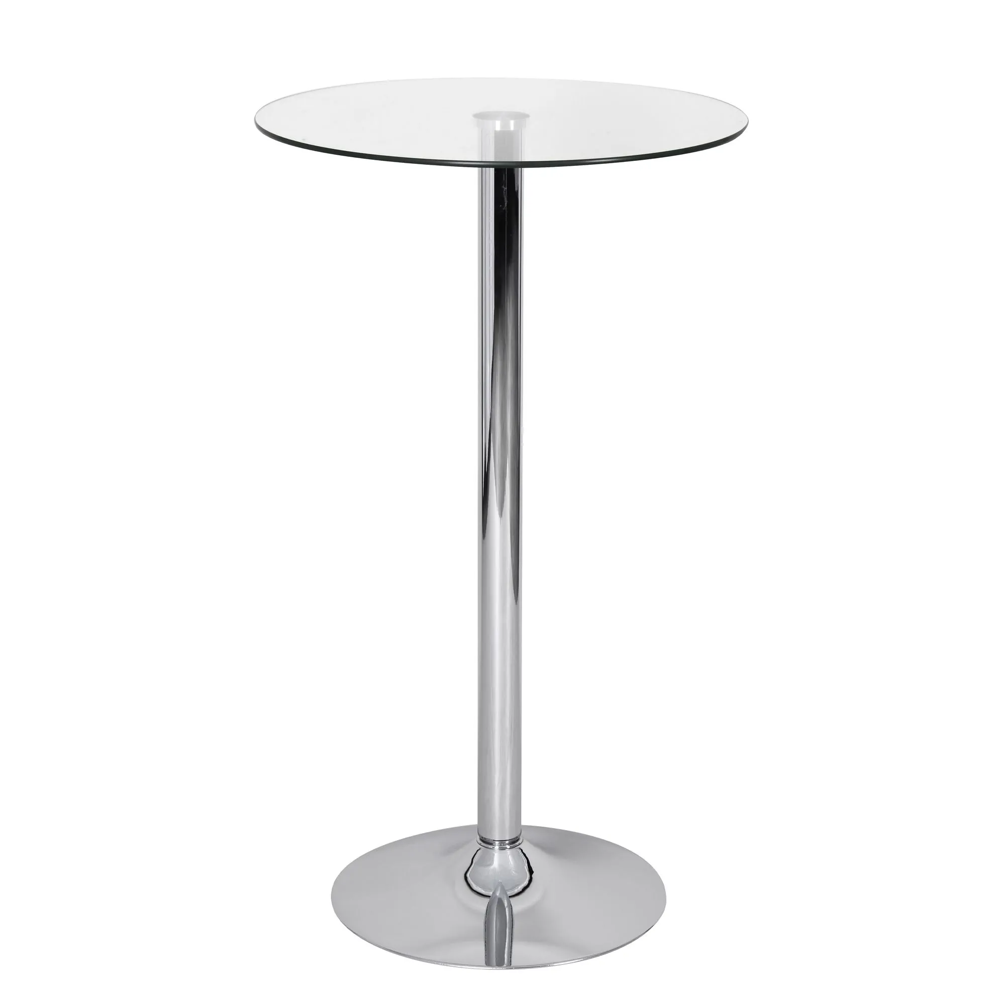 tinkaro Stehtisch rund ANDRIN Glas Bistrotisch Silber tinkaro Stehtisch rund ANDRIN Glas Bistrotisch Silber