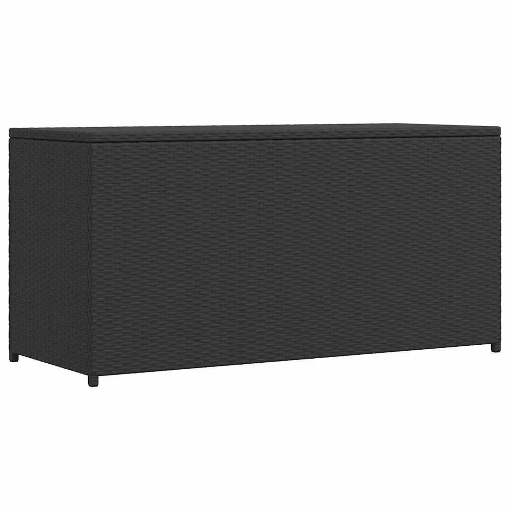 Garten-Auflagenbox Schwarz 120x50x60 cm Poly Rattan | Schwarz
