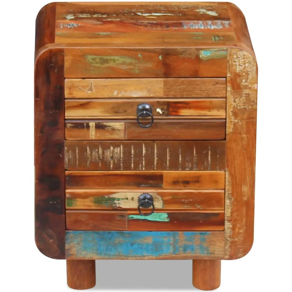 Antik-Stil Nachttisch aus Massivholz 43 x 33 x 51 cm