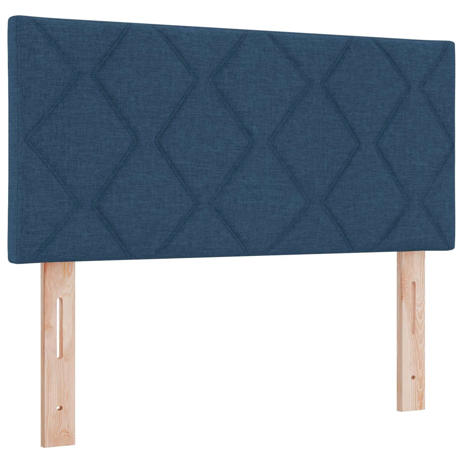 Ottomanbett mit Matratze 90x200 cm Blau