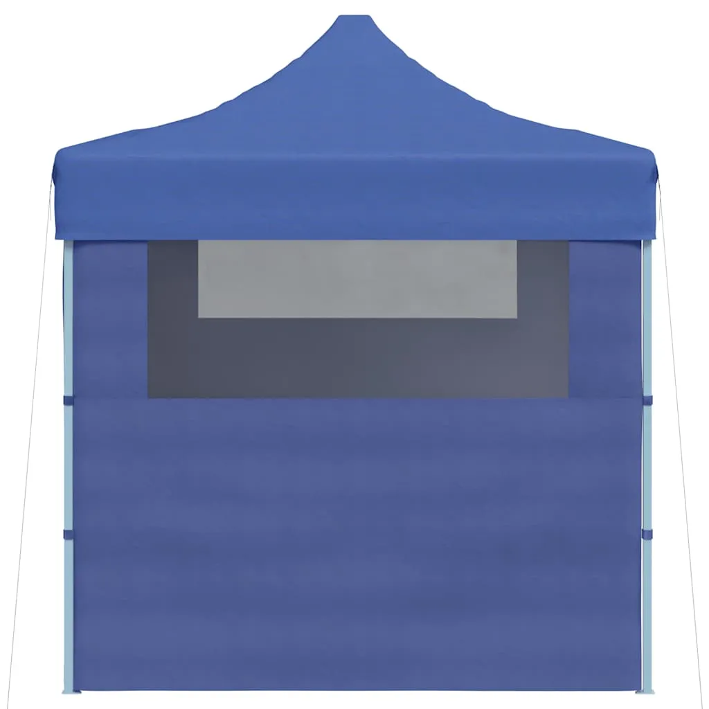 Faltbares Partyzelt 280x410x315 cm Blau mit UV- und Wasserbeständigem Dach
