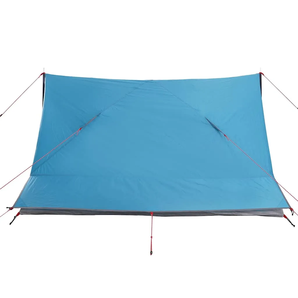 Campingzelt Blau 214 x 125/161 x 120 cm Wasserdicht für 2 Personen