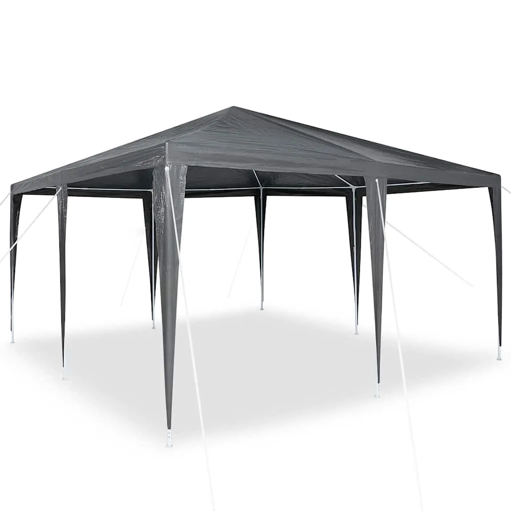 Modernes Partyzelt 400x400x266 cm Anthrazit mit Stahlrahmen