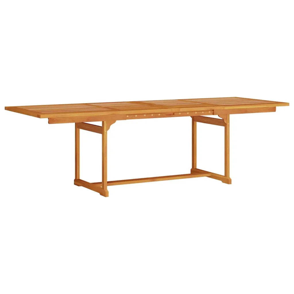 Rustikales Garten-Ess-Set Echtholz 240x100x75 cm Braun