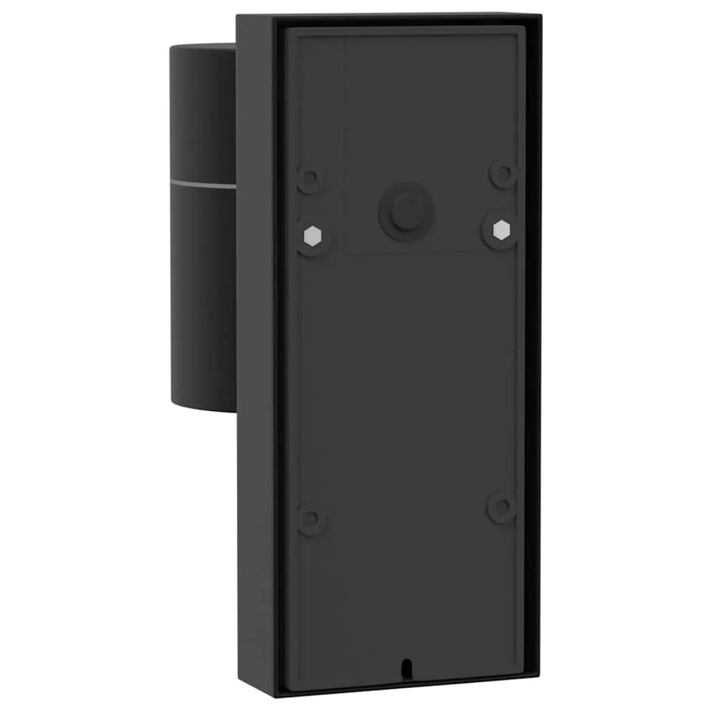 Moderne Außenwandleuchte Schwarz 6,5 x 10,5 x 16 cm