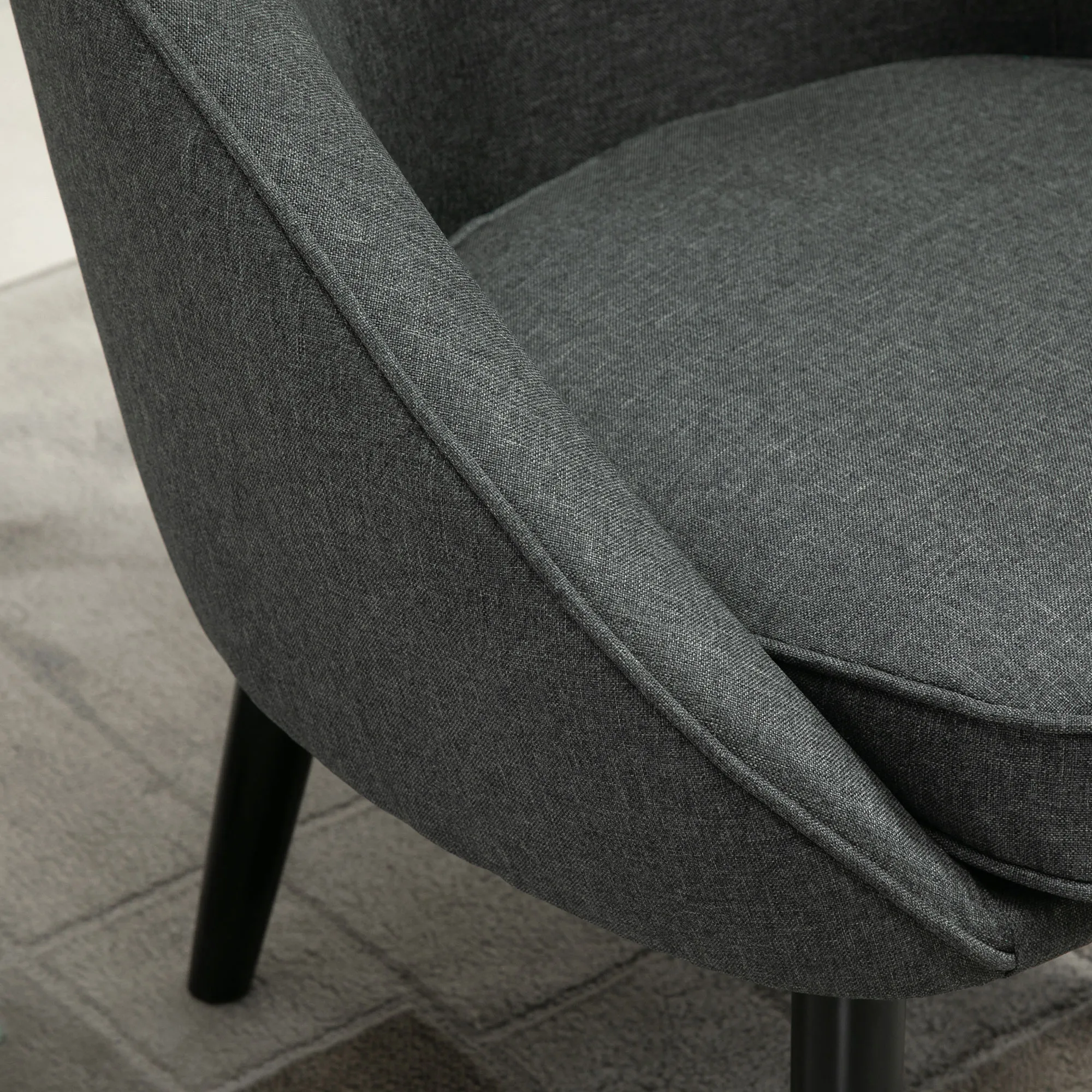 Moderner Sessel Grau 71B x 65T x 75H cm