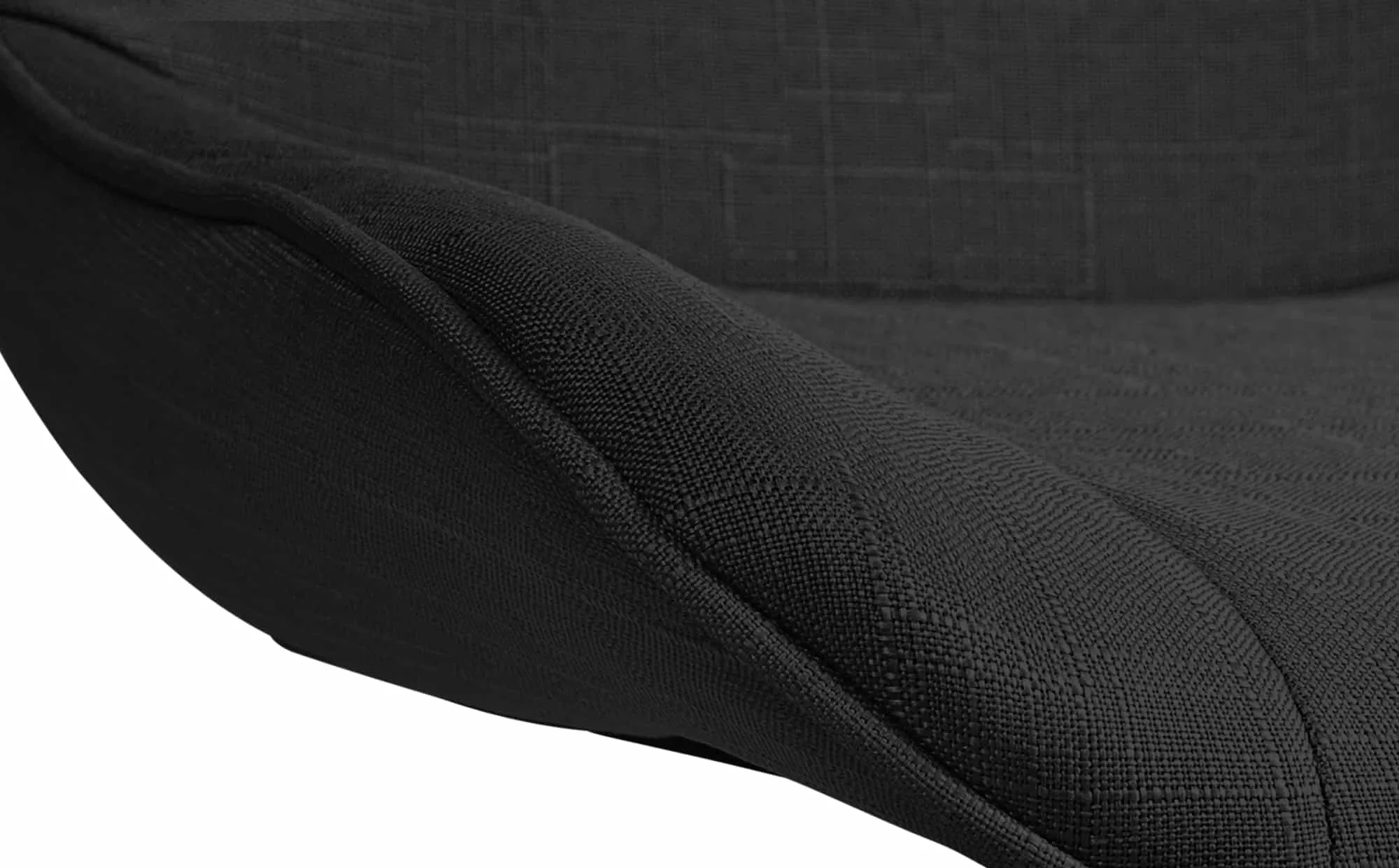 Barhocker Vonore Stoff 85-106x49x51 cm schwarz