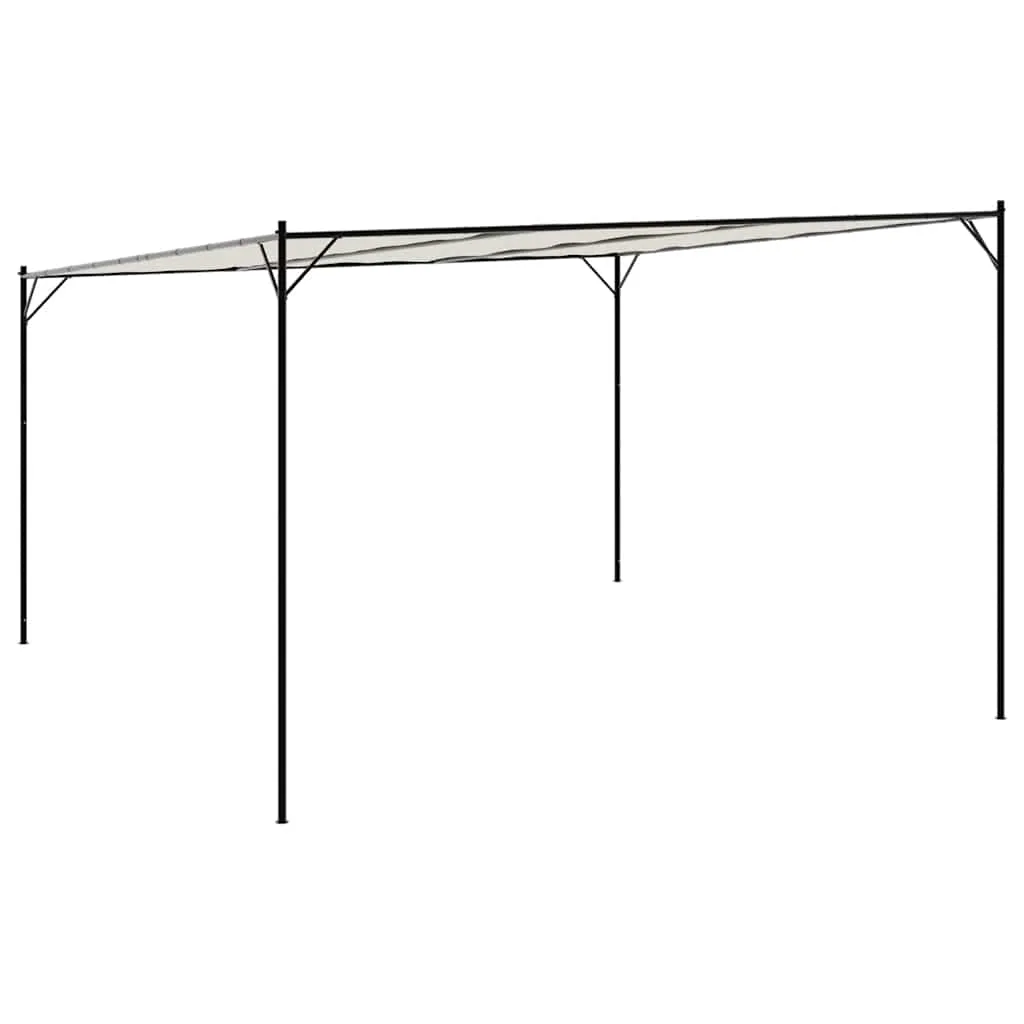 Eleganter Pavillon 4x4m in Weiß für Garten und Events