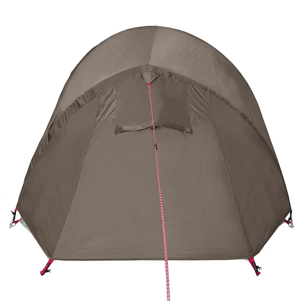 Campingzelt Tunnelzelt Braun 280x194x125 cm Außenzelt, 230x180x115 cm Innenzelt