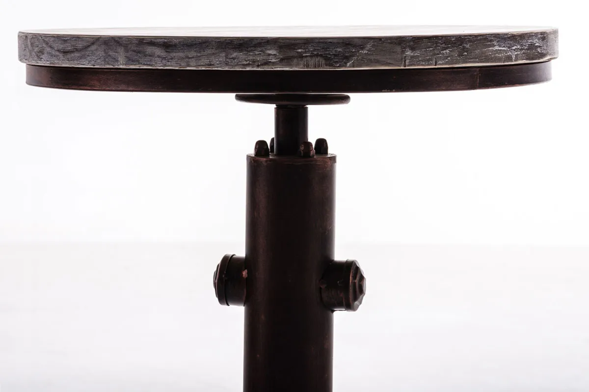Stehtisch Lumos 79-100x39x39 cm Bronze Vollholz