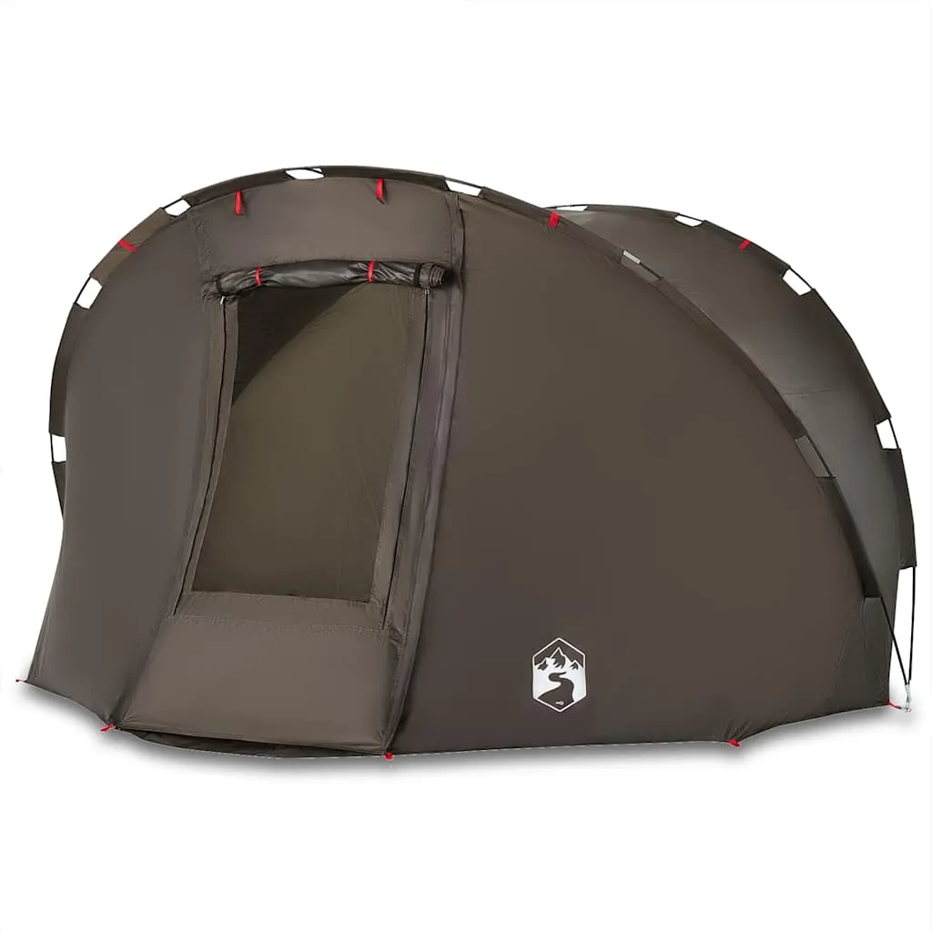 Angelzelt Campingzelt 307x290x170 cm Braun wasserdicht winddicht